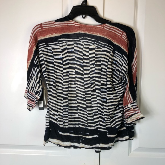 Brand New ! Nic + Zoe Striped Cardigan - Picture 4 of 4